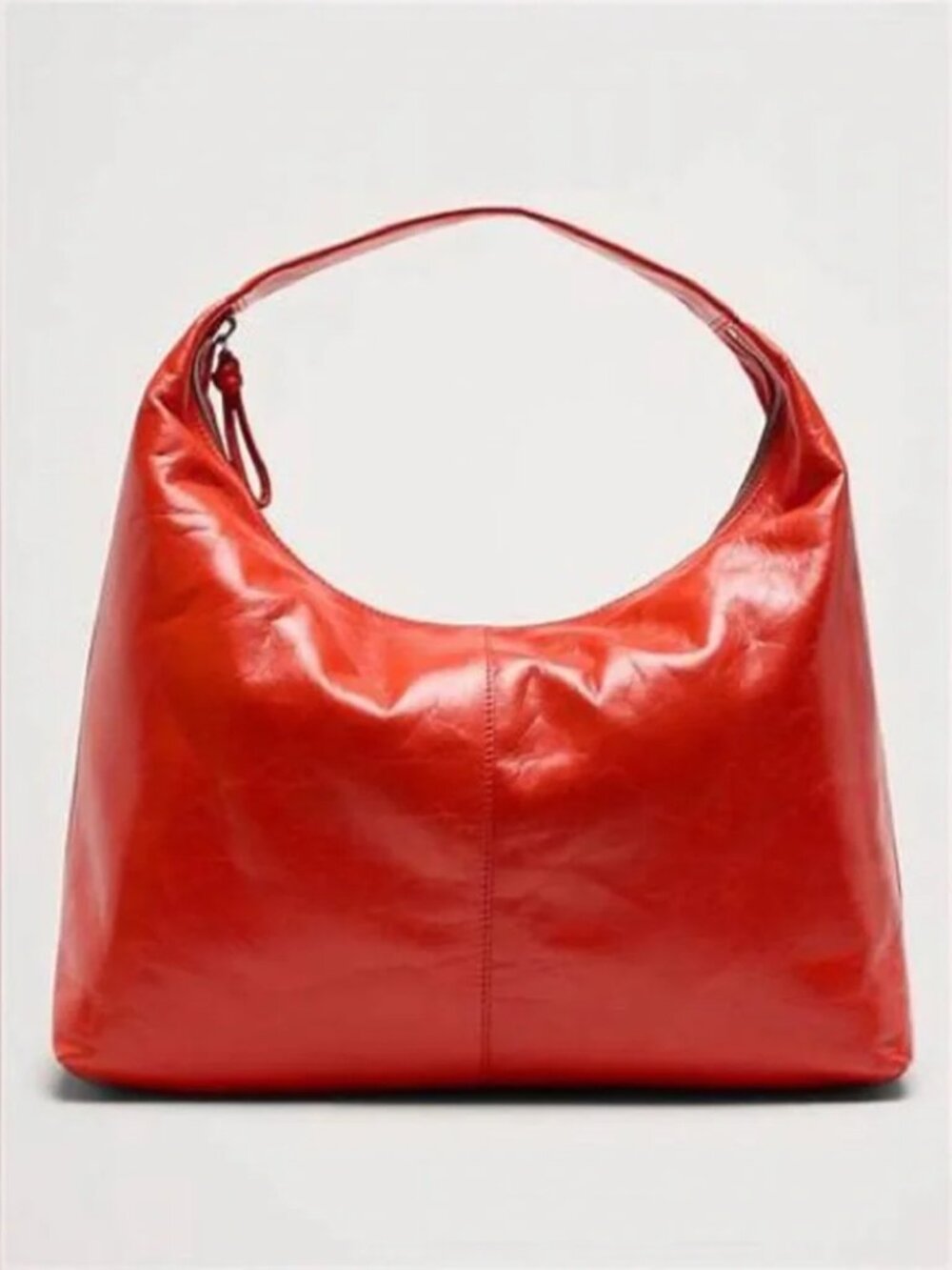 Banana Republic Blood Orange Slouchy Leather Hobo Bag - NWT